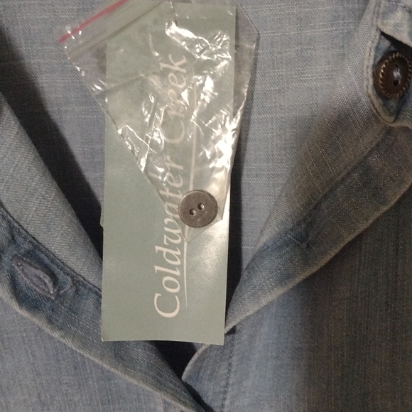 NWT Coldwater Creek Indigo Shirt 2X - Picture 6 of 11